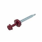 Саморез кровельный 4,8x51 RAL3005 красное вино 6 шт