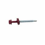 Саморез кровельный 4,8x51 RAL3005 красное вино 6 шт
