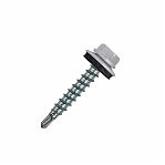 Саморез кровельный 4,8x51 RAL7004 серый 6 шт