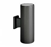 Светильник уличный настенный двусторонний  IN HOME НБУ LINE-2хA60-BL E27 черный IP54