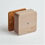 Коробка распаячная 80х80х25 сосна 65005-27М