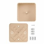 Коробка распаячная TDM Electric SQ1401-0406 с клеммной колодкой, IP40, 28х75х75 мм, сосна