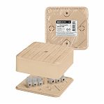 Коробка распаячная TDM Electric SQ1401-0406 с клеммной колодкой, IP40, 28х75х75 мм, сосна