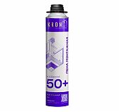 Пена монтажная KRONbuild FAS50 50+ профессиональная, всесезонная, 850 мл