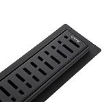 Трап душевой Gappo G88007-36, 70х800 мм чёрный