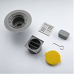 Трап душевой Gappo G81051, 100х100 мм хром