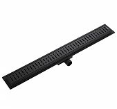 Трап душевой Gappo G88007-56, 70х800 мм чёрный