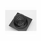 Трап душевой Gappo G81053-6, 100х100 мм, черный