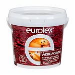 Защитно-декоративное покрытие для древесины Eurotex Аквалазурь Белый 0,9 кг