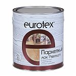 Лак Eurotex Premium для внутренних работ паркетный полуматовый бесцветный 2,5 л