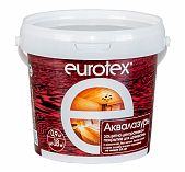 Защитно-декоративное покрытие для древесины Eurotex Аквалазурь Олива 0,9 кг