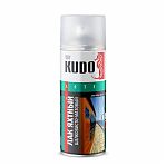 Лак аэрозоль Kudo Яхтный Шелковисто-Матовый KU-9005 бесцветный 520мл