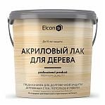 Лак Elcon акриловый для дерева полуматовый, бесцветный 0.9 л