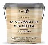 Лак Elcon акриловый для дерева полуматовый, бесцветный 0.9 л
