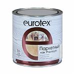 Лак Eurotex Premium для внутренних работ паркетный полуматовый бесцветный 0,8 л