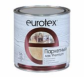 Лак Eurotex Premium для внутренних работ паркетный полуматовый бесцветный 0,8 л