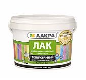 Лак Лакра для внутренних работ акриловый, глянцевый бесцветный 2,5 кг