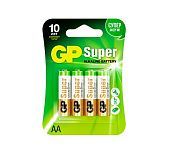 Элемент питания GP Super алкалиновый AA 4 шт