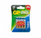 Элемент питания Алкалиновый GP Ultra Plus AAA 4 шт