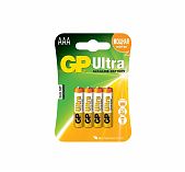 Батарейки GP Ultra LR03 алкалиновый блистер тип ААА 4шт/уп