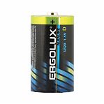 Элемент питания Ergolux LR20 1,5v Plus Alkaline