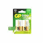 Элемент питания GP Super LR20 D блистер 2 шт