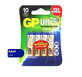 Элемент питания GP Ultra Plus LR6 блистер 4 шт