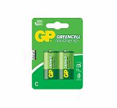 Элемент питания солевой GP Greencell R14 C блистер 2 шт