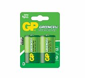 Элемент питания солевой GP Greencell R20 D блистер 2 шт