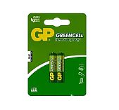 Элемент питания солевой GP Greencell R03 AAA блистер 2 шт