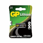 Элемент питания GP Lithium CR123A 3v