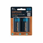 Батарейка GoPower LR20 D BL2 Alkaline 1,5V