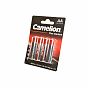 Элемент питания Camelion LR 6 Plus Alkaline BL-4 АА алкалиновый, 4 шт, блистер