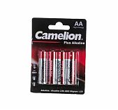 Элемент питания Camelion LR 6 Plus Alkaline BL-4 АА алкалиновый, 4 шт, блистер