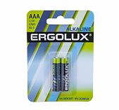 Элемент питания Ergolux LR03 Alkaline BL-2 ААА алкалиновый, 2 шт, блистер