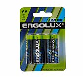 Элемент питания Ergolux LR6 Alkaline BL-8 АА алкалиновый, 8 шт, блистер