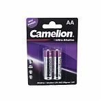 Элемент питания Camelion Ultra BL-2 LR6 АА алкалиновый, 2 шт, блистер