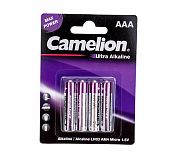 Элемент питания Camelion Ultra BL-4 LR03 ААА алкалиновый, 4 шт, блистер