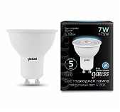 Лампа Gauss LED 7W GU10 4100К 150-265v 101506207