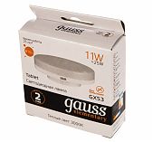 Лампа LED GAUSS GX53 11W 3000K
