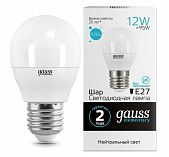 Лампа LED GAUSS Elementary Е27 12w 4100K