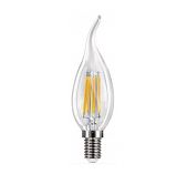 Лампа Camelion Filament свеча на ветру 12Вт CW35-FL E14 4500K