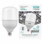 Лампа Gauss Elementary T140 Е27 50w 4000K