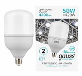 Лампа Gauss Elementary T140 Е27 50w 4000K