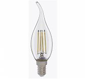 Филаментная светодиодная лампа General GLDEN-CS 7Вт E14 2700К свеча на ветру