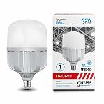 Лампа Gauss Elementary T160 95W 6500K E40 Promo LED