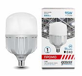 Лампа Gauss Elementary T160 95W 6500K E40 Promo LED