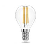 Лампа Gauss Filament Elementary Шар 12W 730lm 2700К Е14