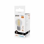 Лампа Gauss Filament Elementary Шар 12W 730lm 2700К Е27