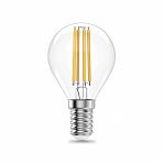 Лампа Gauss Filament Elementary Шар 12W 750lm 4100К Е14